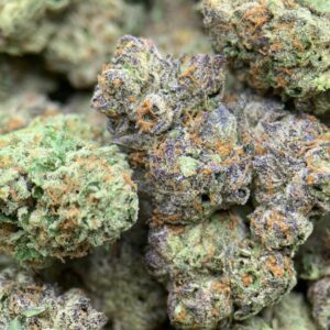 Beignets Exotic THCa Flower with frosty buds and sweet, doughy aroma