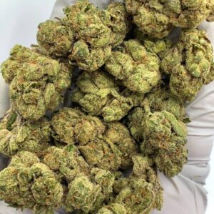 Grape Candy Runtz THCa Flower with dense, frosty buds and a sweet, grape candy aroma