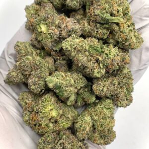 Pink Gummy Exotic THCa Flower with vibrant buds and sweet, fruity aroma